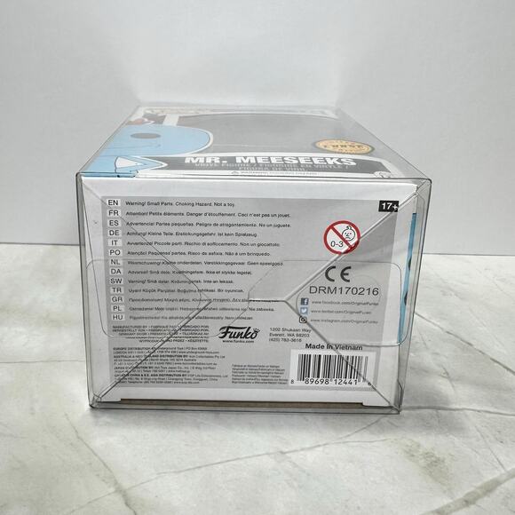 Funko Pop! Animaton Rick and Morty Mr. Meeseeks Chase Edition #174 Vaulted New - Picture 6 of 7